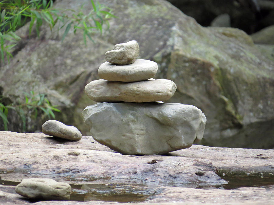 Nature Photograph - Stones of Zen by Aaron Martens