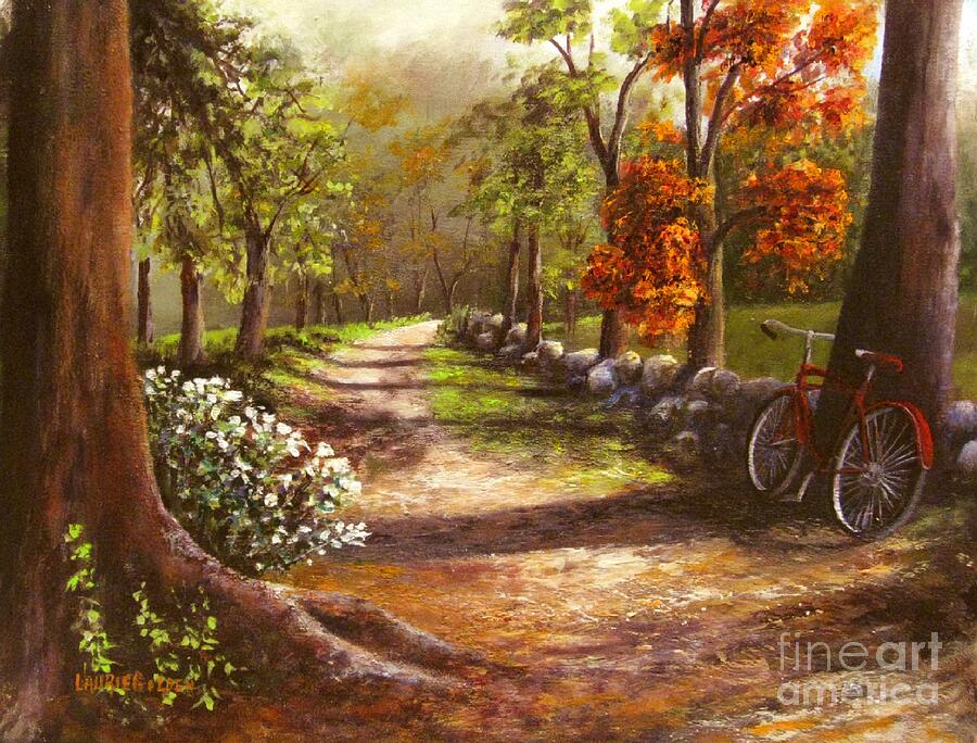 Stonewall Path Painting by Laurie Golden