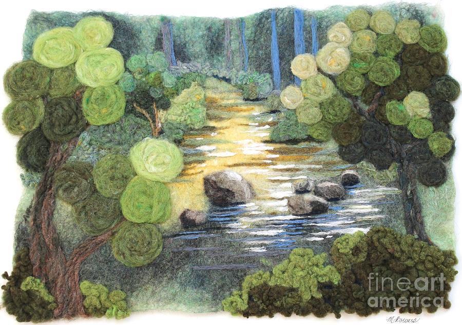 Tree Tapestry - Textile - Stoneycreek Summer by Michelle Bowers
