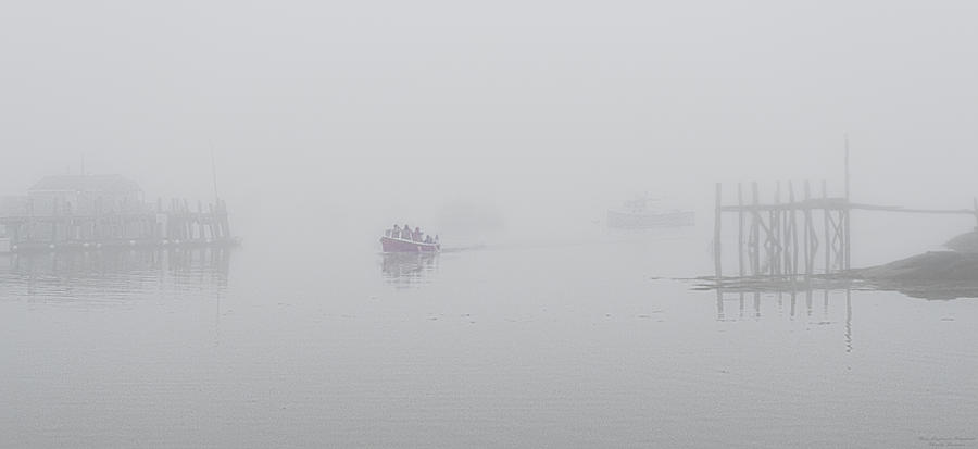 Stonington Maine Morning Fog Photograph by Marty Saccone