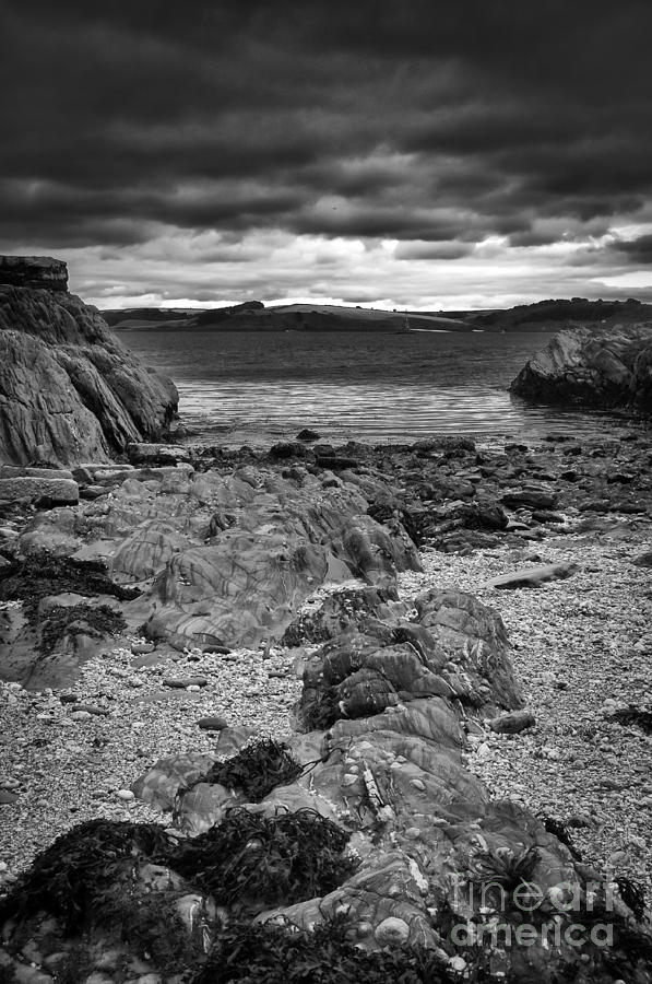 Stony beach in Cornwall Photograph by Steve Young - Fine Art America