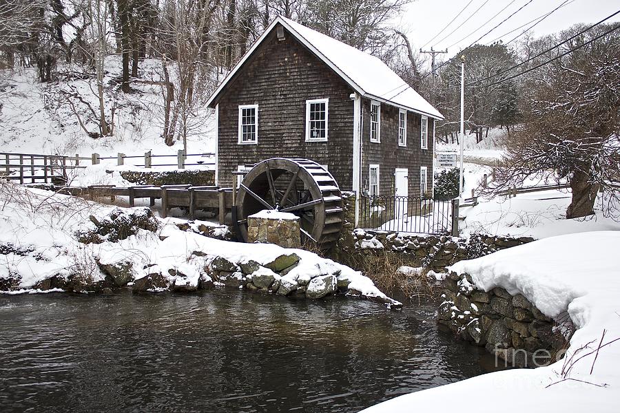 Stony Brook Grist Mill of Brewster Photograph by Amazing Jules