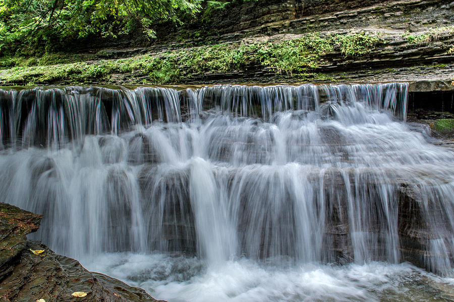 Stony Brook Waterfalls Photograph by Ray Sheley - Fine Art America