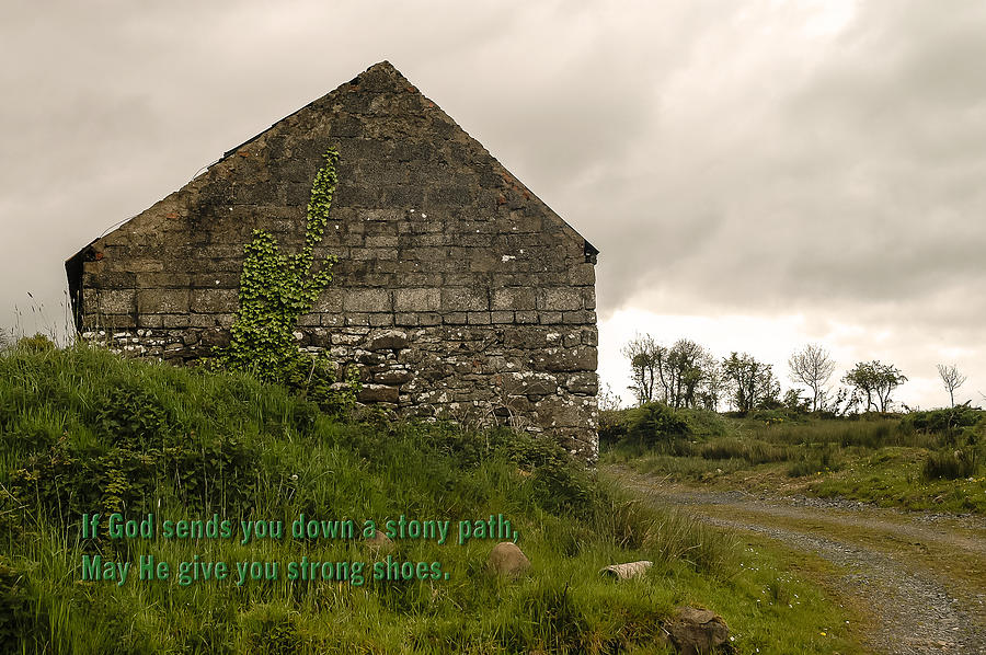 Barn Photograph - Stony Path by Carl Nielsen
