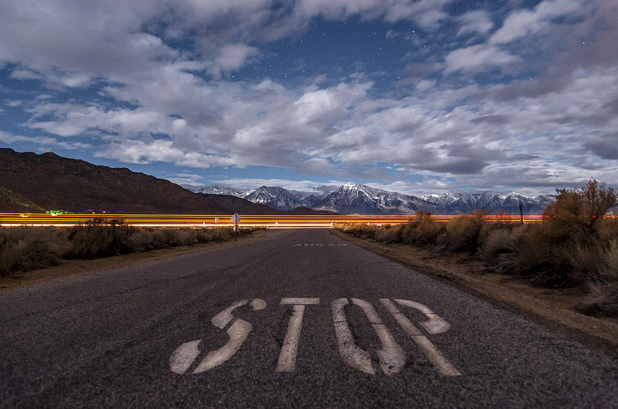 Desert Photograph - Stop Ahead by Cat Connor