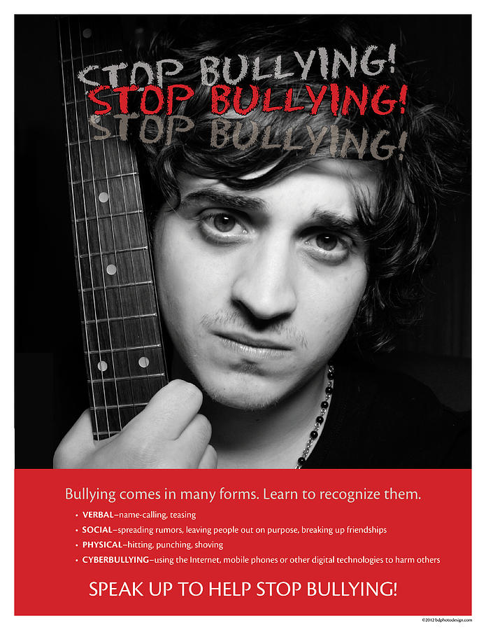 Stop Photograph - Stop Bullying by Betty Denise