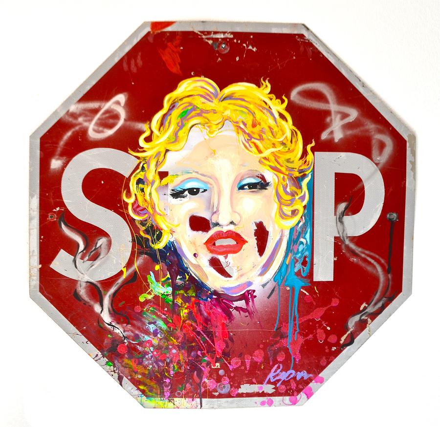 Warhol Painting - Stop Pop by Ryan Williams