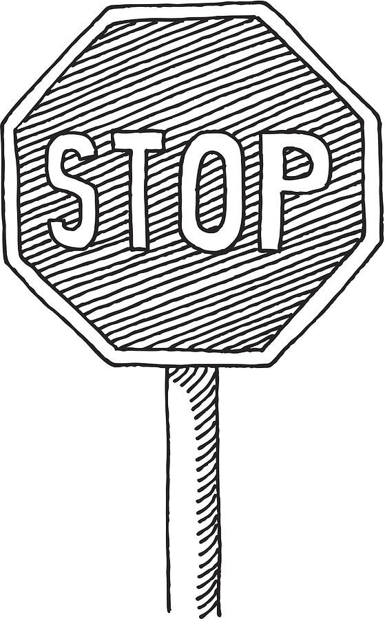 20+ New For Stop Sign Drawing | Charmimsy