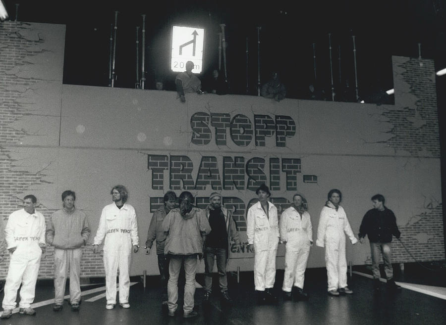 Vintage Photograph - Stop transit Terror by Retro Images Archive