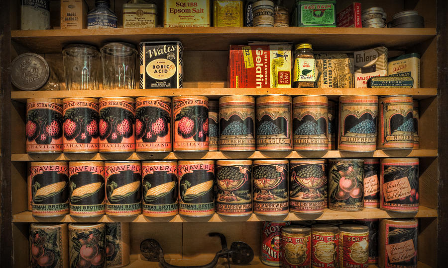 Store - General Store Canned Provisions Photograph by Lee Dos Santos
