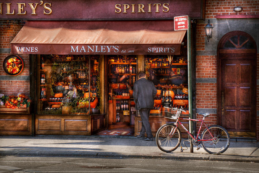 Wine Photograph - Store - Wine - NY - Chelsea - Wines and Spirits Est 1934  by Mike Savad