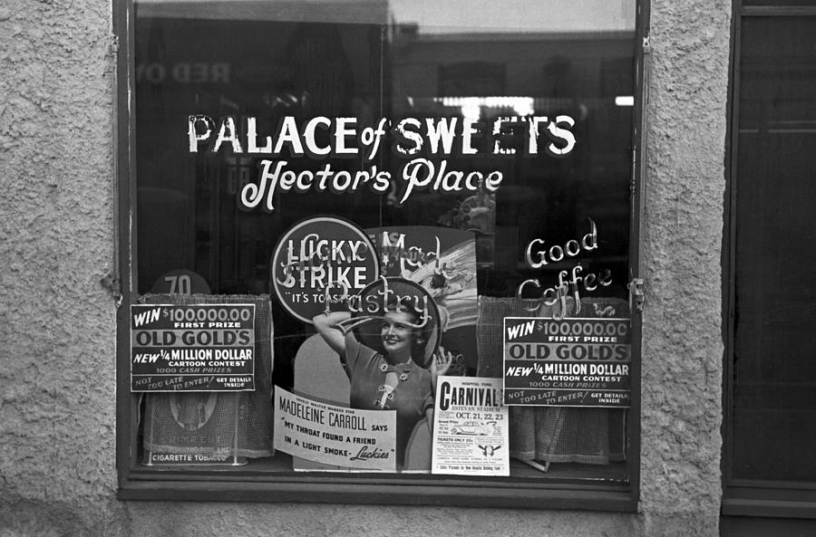 Storefront Window, 1937 Photograph by Russell Lee
