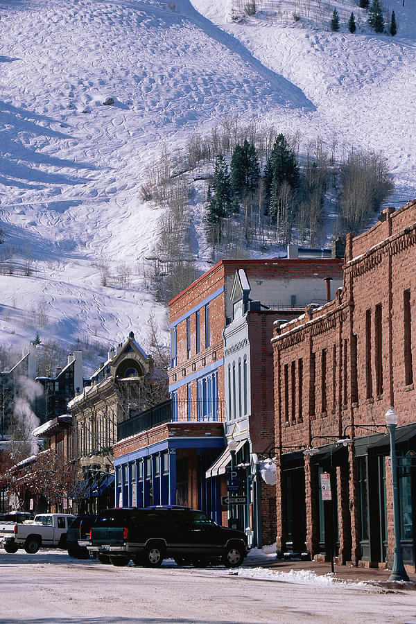 Storefronts, Aspen, Colorado Photograph by Panoramic Images