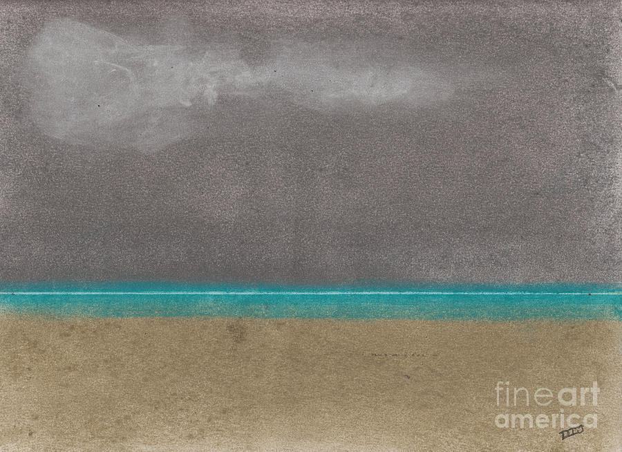 Storm Abstract 3 Pastel by David Jackson