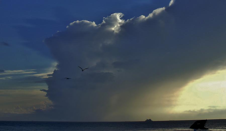 Storm Across Delaware Bay Photograph