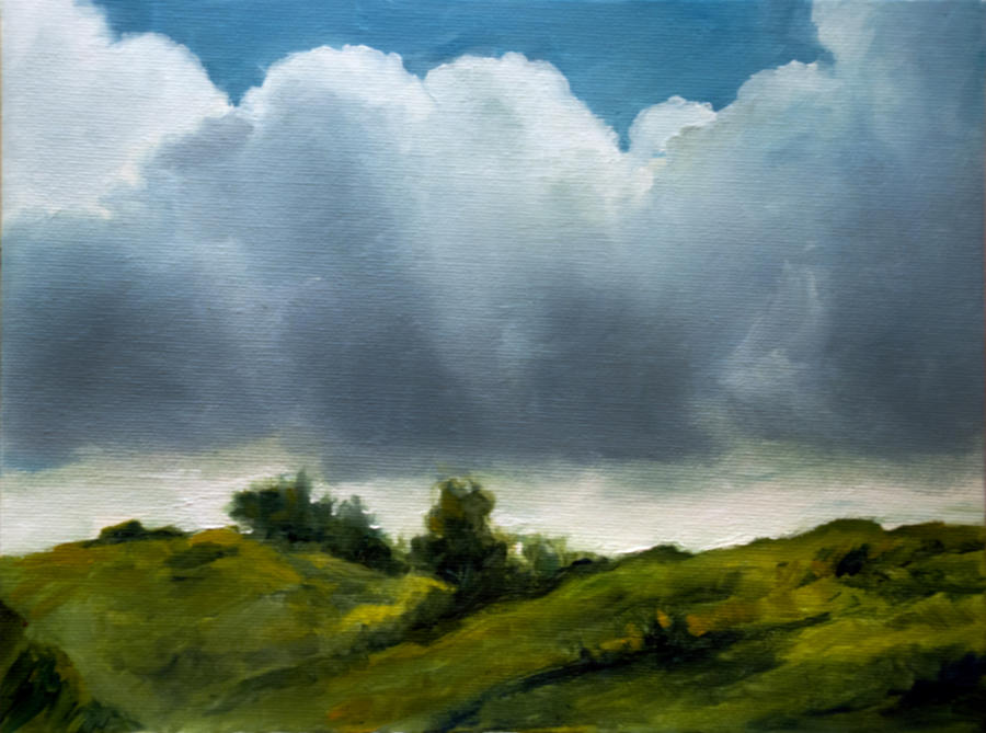 Storm Brewing Painting - Storm Approaching by Anthony Enyedy