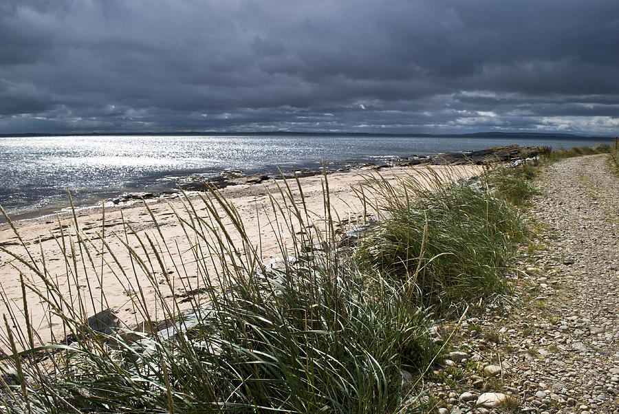 Storm Arising Dornoch Beach Scotland Photograph by Sally Ross