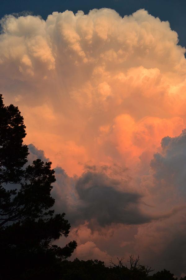 Storm At Sundown Photograph by Deena Stoddard