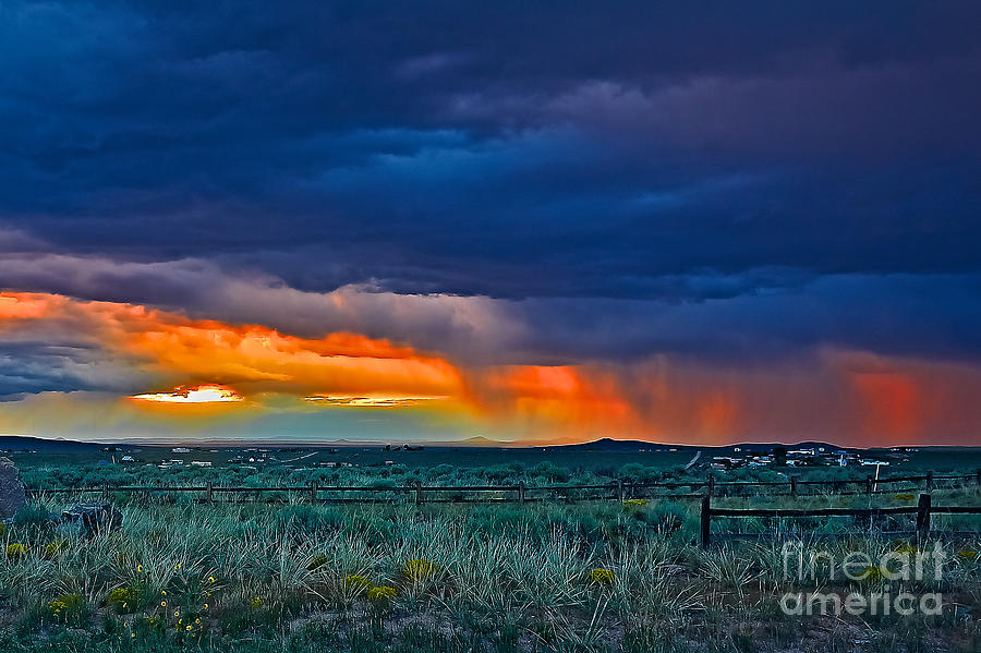 Storm At Sunset Photograph