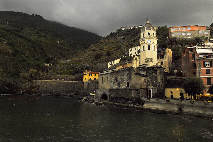 Storm Brewing at Vernazza Photograph by William Fields