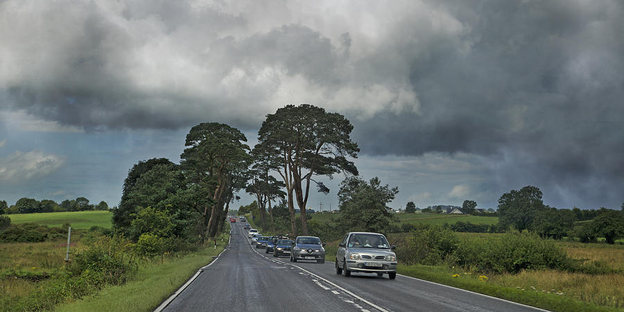 Car Photograph - Irish Country Storm by Betsy Knapp