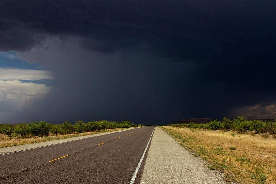 Storm Chasing Near Crane, Texas Photograph by Michael Trueblood