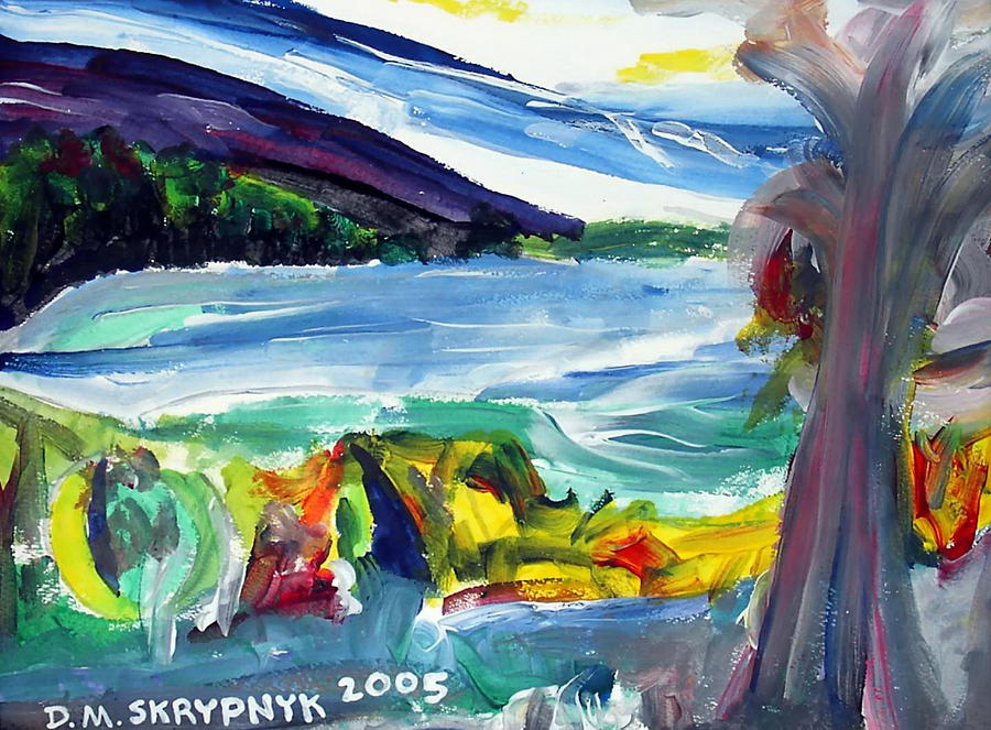Cobra Painting - Storm - Cherry Point Beach by David Skrypnyk