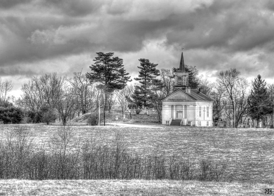 Storm Church Photograph by John Meader