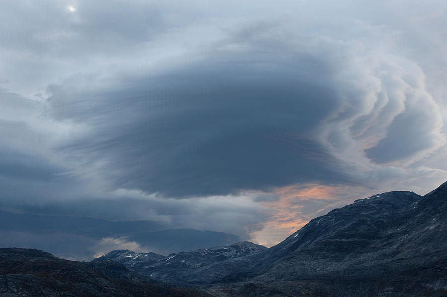 Storm Cloud In Nuuk, Greenland Photograph by Peter Essick Fine Art