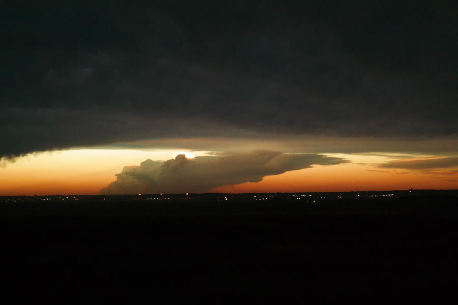 Storm Cloud over Williston Photograph by Jeff Swan