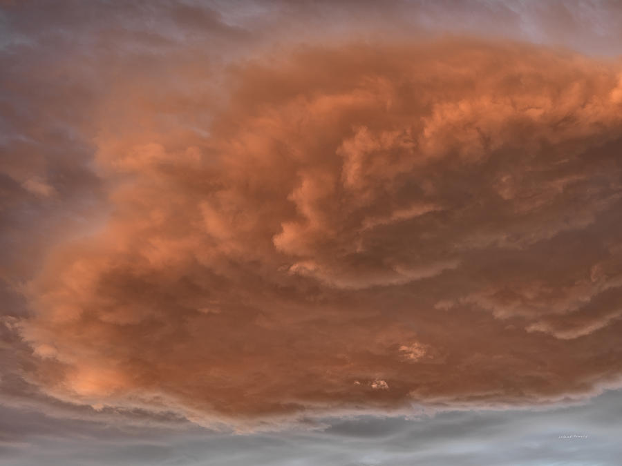 Storm Cloud Textures 2 Photograph by Leland D Howard