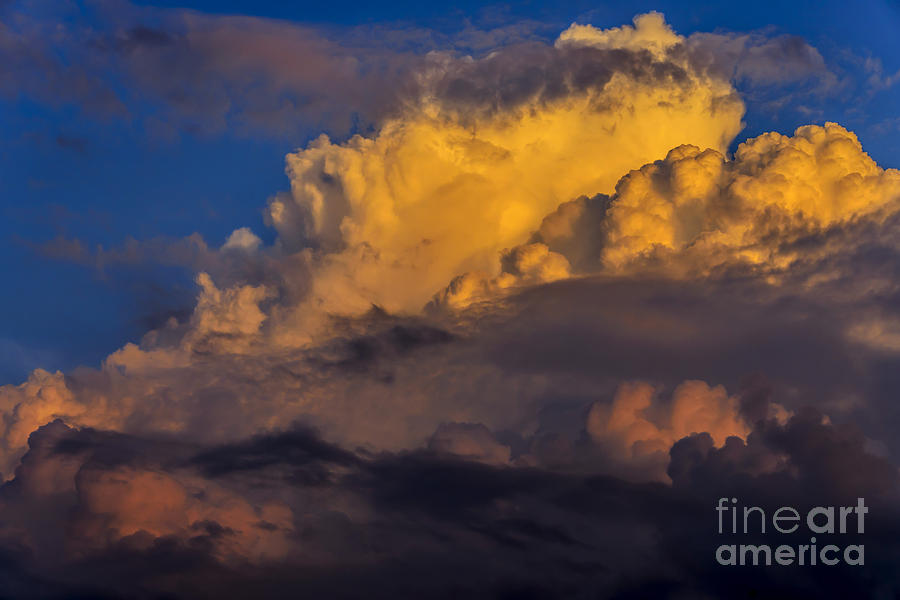 Storm Clouds at Sunset Photograph by Thomas R Fletcher