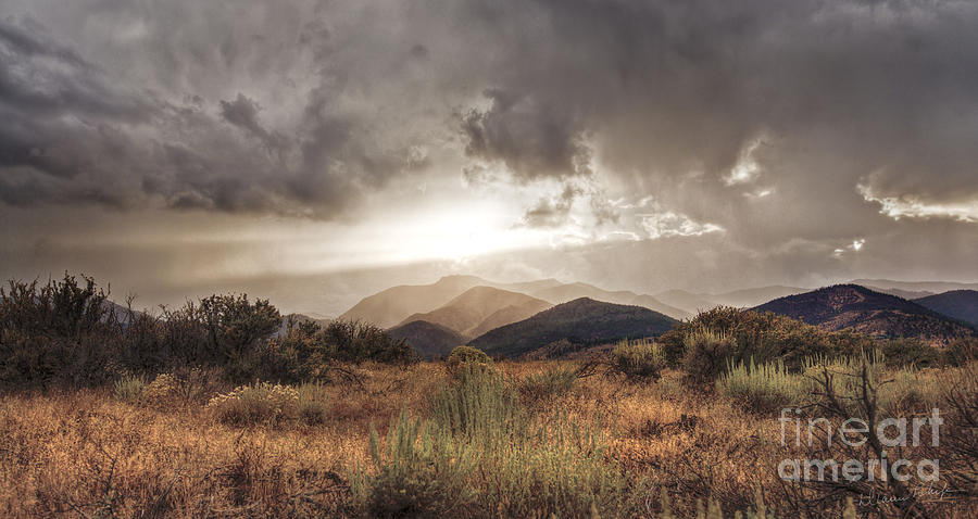 Mountain Photograph - Storm Clouds by Dianne Phelps