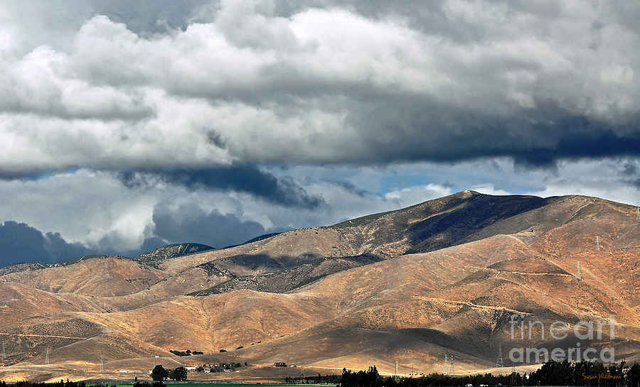 Mountain Photograph - Storm Clouds Floating Above Mountains by Susan Wiedmann