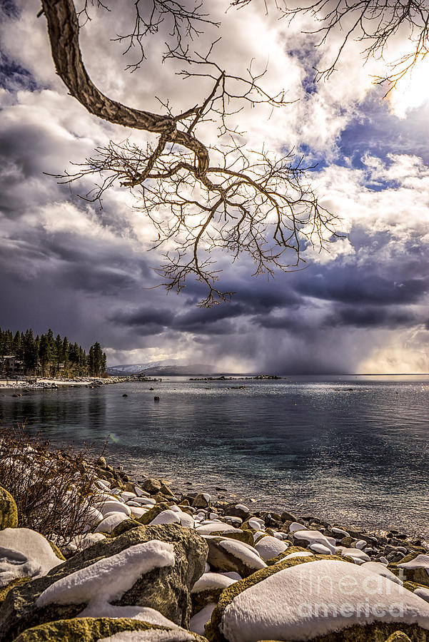 Storm Clouds From Cave Rock Photograph