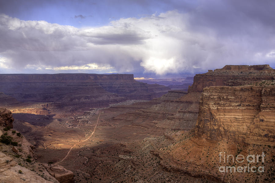 Storm Clouds in Canyonlands Photograph by David Waldrop