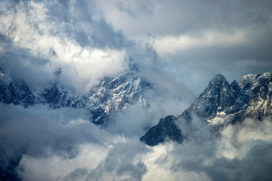 Storm Clouds In Mountains Photograph by Mark Newman