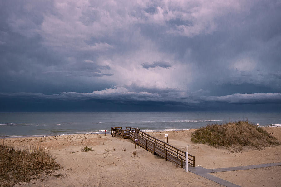 Storm Clouds on the Outer Banks Photograph by Mary Almond