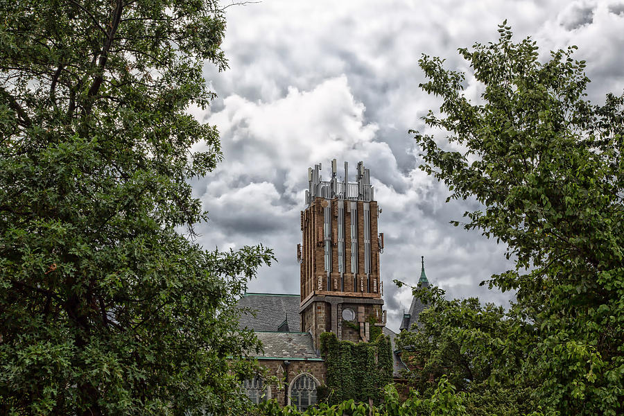 Boston Photograph - Storm clouds over Cambridge 2 by John Hoey