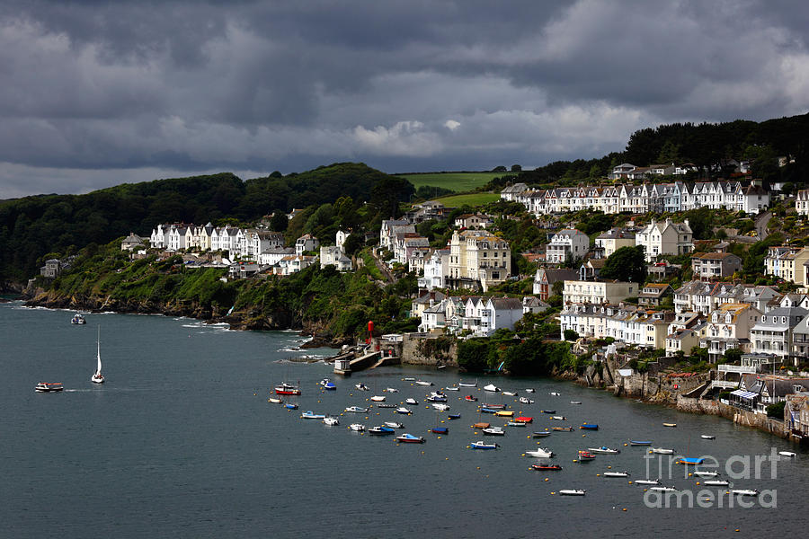 Storm Clouds over Fowey Photograph by James Brunker