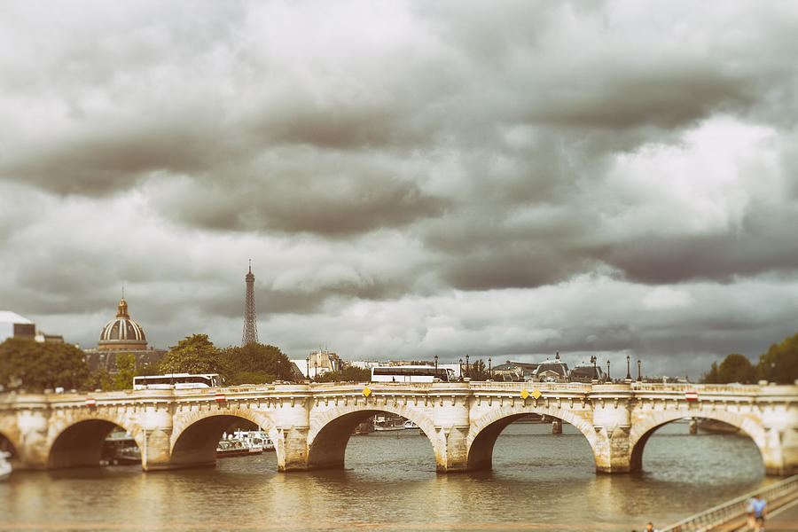 Storm Clouds Over the Seine Photograph by Georgia Clare