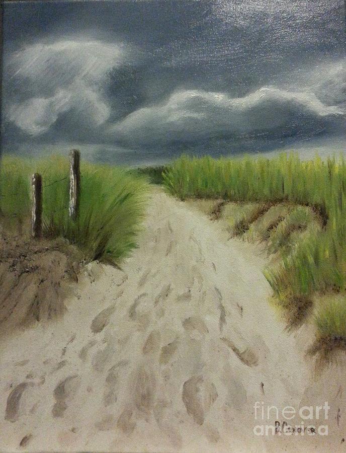 Nature Painting - Storm Coming by Bev Conover