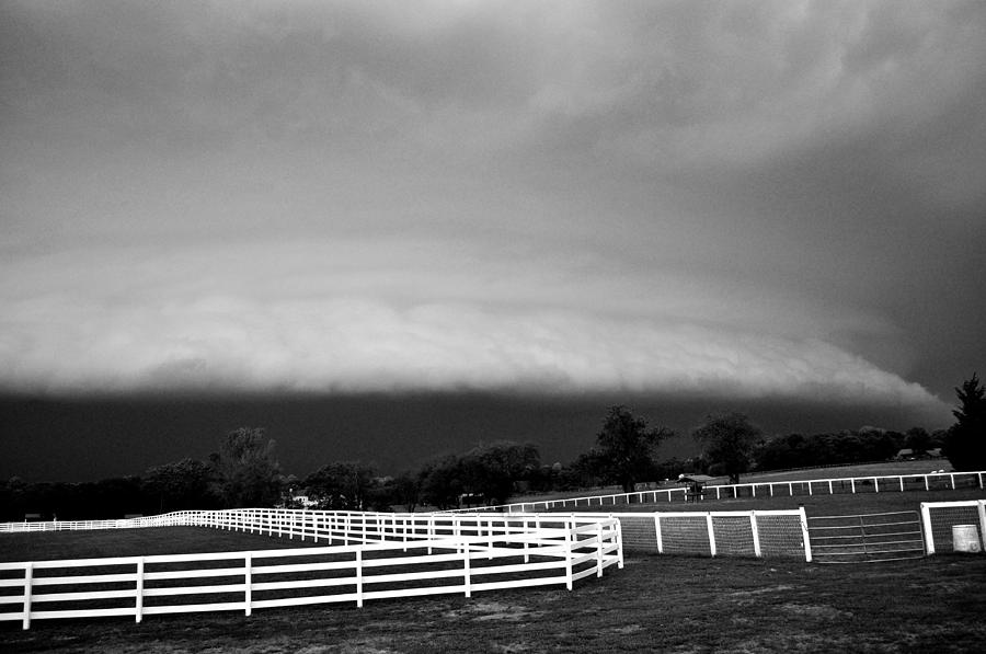 Black And White Photograph - Storm Front  by Mike Quinn