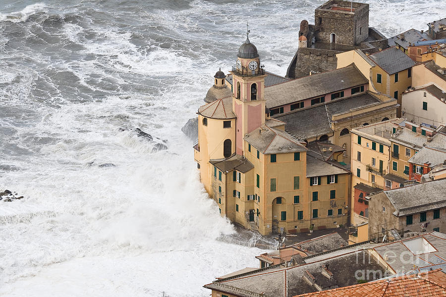 Storm in camogli Photograph by Antonio Scarpi