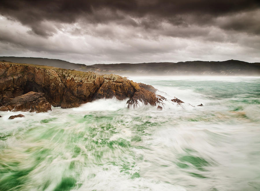 Storm In The Galician Coast Photograph by Ramón Espelt Photography