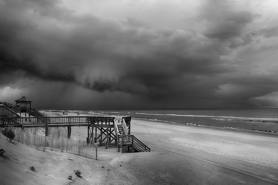 Storm is Approaching in Black and White Photograph by Leah Palmer