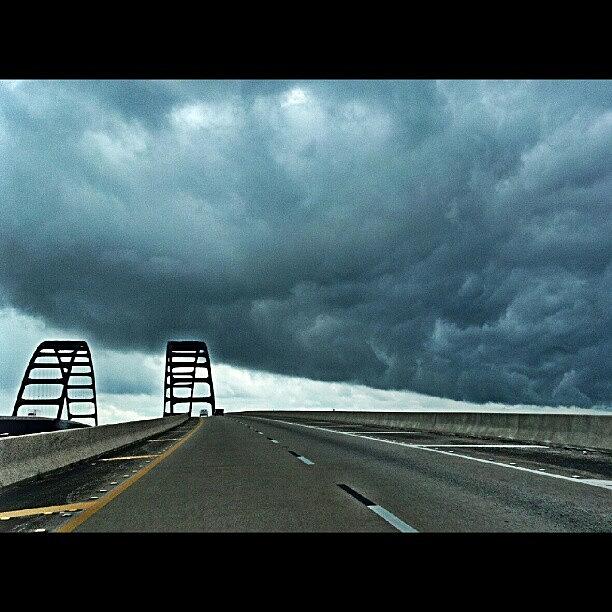 Bridge Photograph - #storm by Kristen Lyles