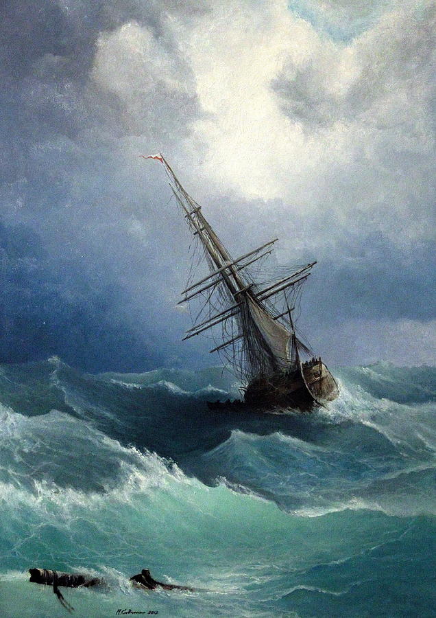 Rope Painting - Storm by Mikhail Savchenko