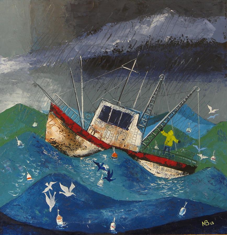 Storm Painting by Mikhail Zarovny