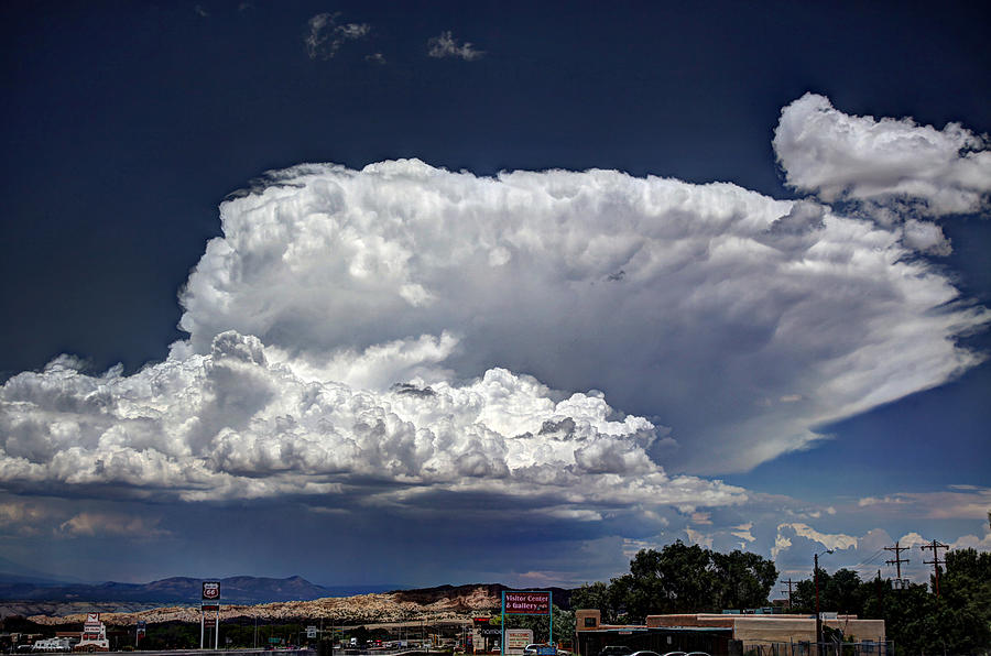 Storm Near Santa Fe NM Photograph by Mark Langford